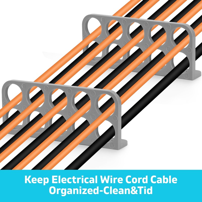 20Pack Cable Chase-Wire Bracket,Cable Support Wire Bracket Holder for NMB