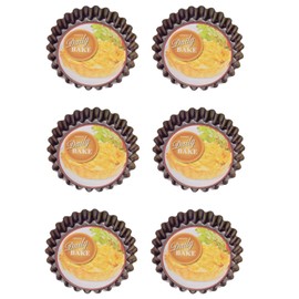 NEW 10cm x 2.5cm NON STICK MINI QUICHE PAN SET OF 6 Tart Flan Tin Pie Dish