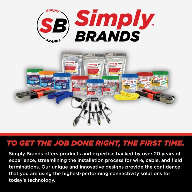 Simply45 Pass-Through RJ45 Crimp Tool for Unshielded and Internal Ground