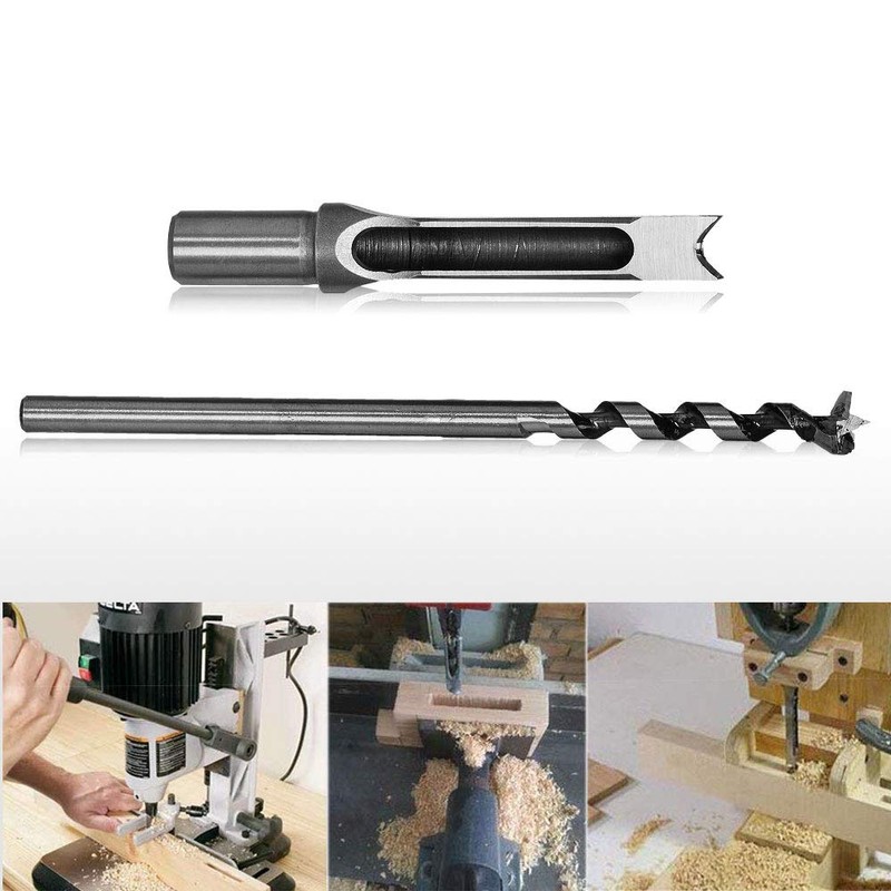 SaferCCTV 5/8 Inch(16mm) Woodworker Square Hole Drill Bits Woodworking Hollow