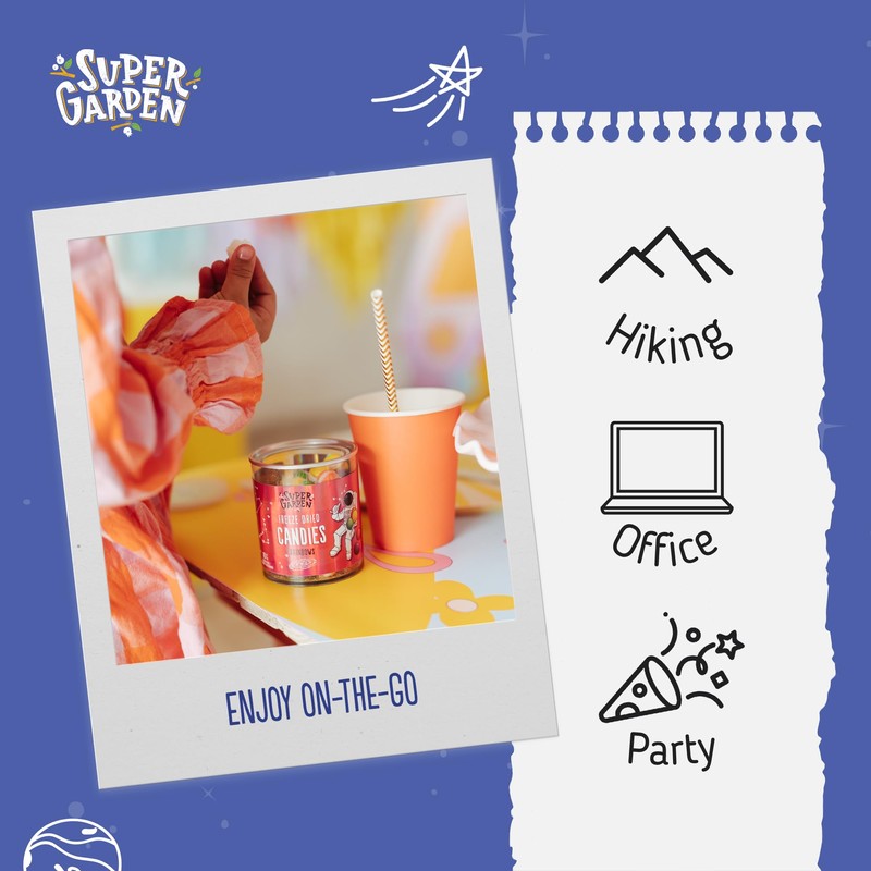 Super Garden Freeze Dried Skittles | Super Crunchy Freeze Dried