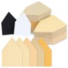 Supkiir 100 Pcs 80/120/180/220/400 Grit Triangle Sanding Sheets and 2