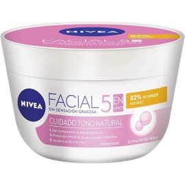 Nivea Crema Facial Aclarante e Hidratante 5 en 1 con FPS 15, Todo Tipo de Piel
