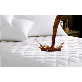 PLANETOID Quilted Waterproof Mattress Protector King Size with Extra Deep Fitted Sheet protects against Anti Allergy perfect Breathable Mattress bed Protectors & Toppers Pad Cover (152 x 200 + 40cm)
