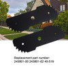 2 PK 243801-02 Edger Blade (7-3/4" x 2-3/4"), Compatible with