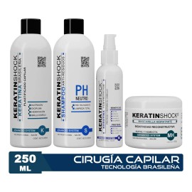Keratinshock Kit Keratina Brasileña Plastificado Capilar