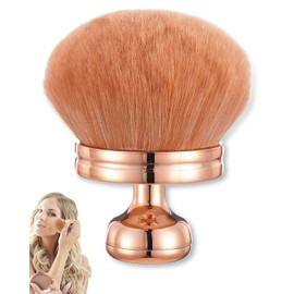 KEMUZ Puder Pinsel, 74 mm Extra großer Körper Make up Pinsel selbstbräuner, rund Schminkpinsel, Foundation Kosmetikpinsel, weiche Grundierungspinsel für flüssige Grundierung Puder Creme