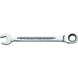 STAHLWILLE No. 17 l Ratchet Combination Spanner Open-Ratchet 24 mm L Angled Ring Side l Extremely Durable l Screw-Friendly