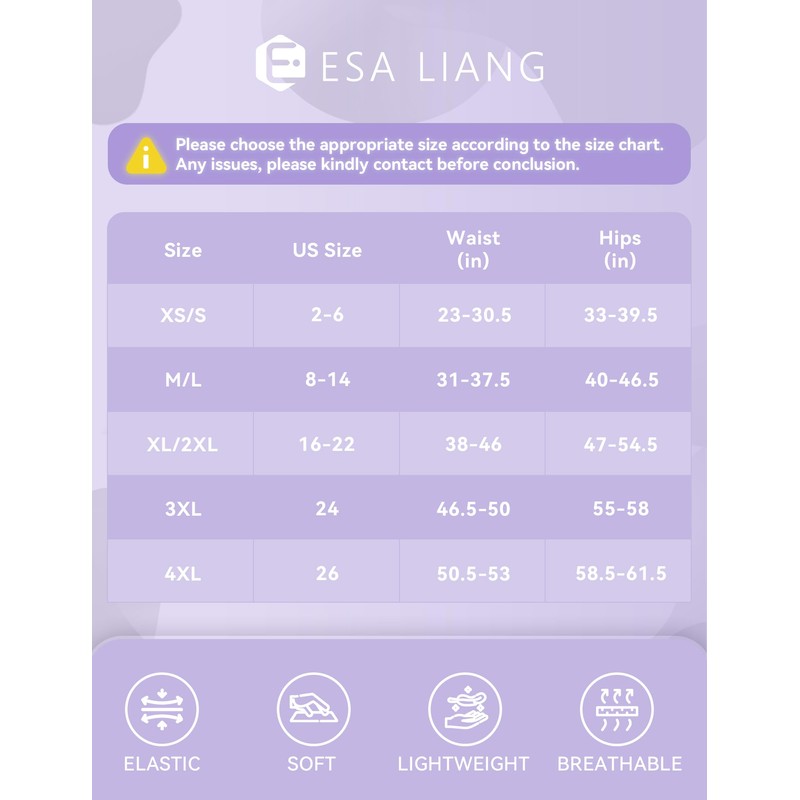  Esa Liang Thong Shapewear For Women Tummy Control