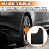 GAOLAOSY 4PCS Universal Car Mud Flaps, Flexible Bendable Car Splash