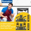 Romalon Upgraded W10350375 W10712395 Dishwasher Top Rack Adjuster Kit