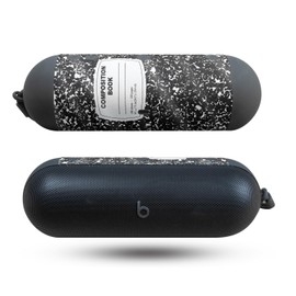 Glossy Glitter Speaker Skin Compatible with Beats Pill (2024) - Composition Book - Premium 3M Vinyl Protective Wrap Decal Cover - Easy to Apply | Crafted in The USA by MightySkins