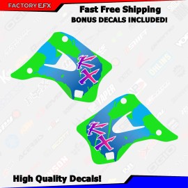 Factory EFX Old School Graphics Kit fits KX 125 250 MX Graphics Decal KX125 KX250 1994-1998