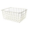 Freezer Basket Rust Proof Large Capacity Iron Storage Bin for