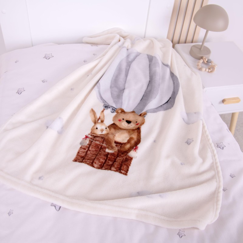 Herding babybest, Coperta in Microfibra Mongolfiera, Coperta Confortevole, 75x100 cm,