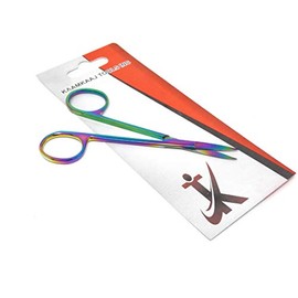 Multi-Colour Micro IRIS Dissecting 4.5" Straight Scissors Ultra Smooth High Precision Stainless Steel