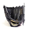 JL-120 rh vinyl baseball glove, outfield, size 12', RH, black
