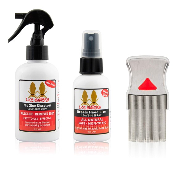 Lice Sisters Lice Treatment and Prevention Kit, Small - Nit