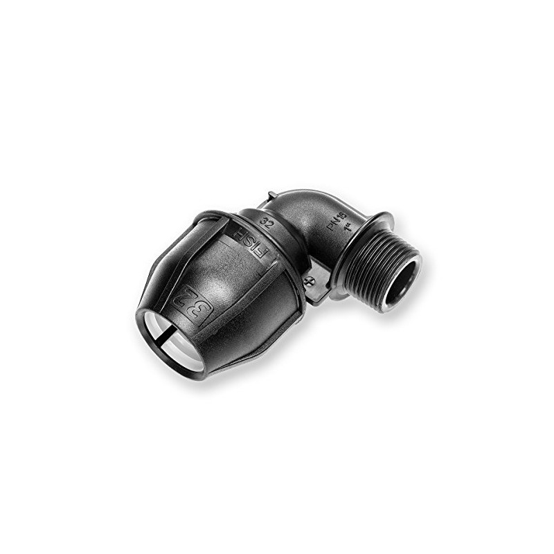 PE Angle 90° External Thread 32 mm x 1 Inch