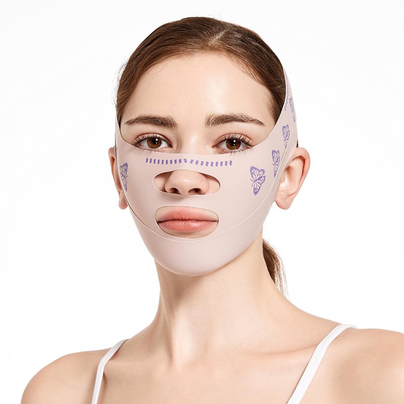 Double Chin Reducer, Upgraded V Line Lifting Mask with Two