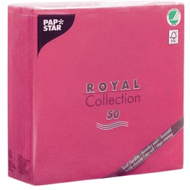 Royal Collection Napkins, Plain 40 x 40 cm, pack of 50