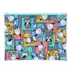 Sanrio 875341 Pochacco Vinyl Flat Pouch, Set of 3, Check