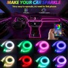 USB_Car LED Ambient Dashboard Lights RGB Interior App Remote Control
