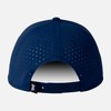Men's Dog Tag 5-Panel Snapback Cap - Navy/White Logo -