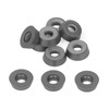 10PCS Black Coating Carbide Inserts Round CNC Turning Milling Inserts