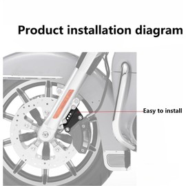 VPZMT 13" Rotors Brake Caliper Extension Bracket Fits for Harley Touring Street Glide Road King Electra Glide Road Glide 2008-2023