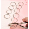 20Pcs Binder Rings Metal Book Ring 1inch Loose Leaf Binders
