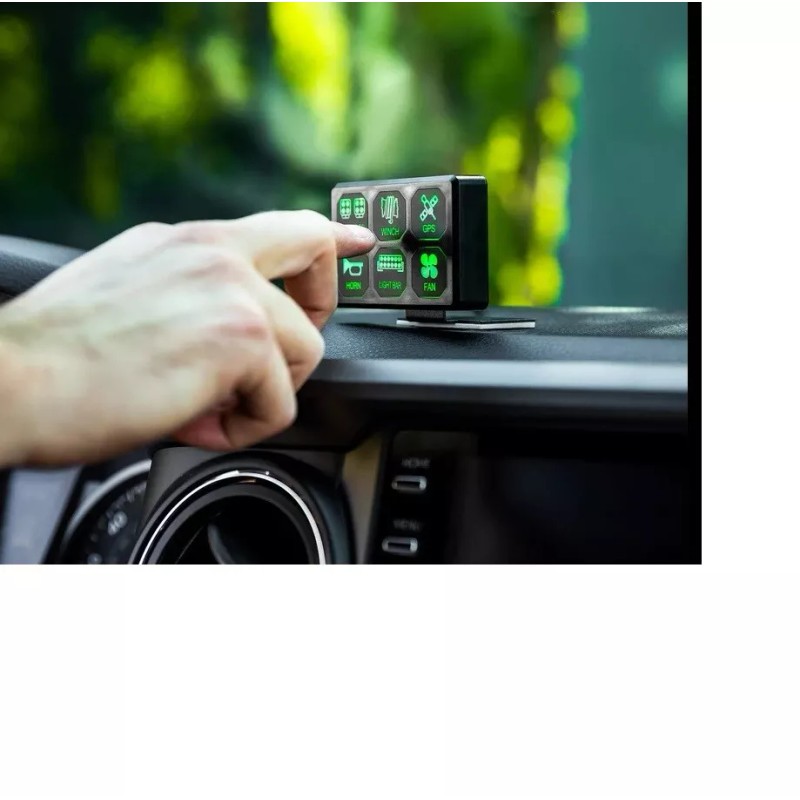 The bully Brand 6 Gang 12V Switch Panel LED Light