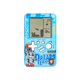 CZT New Tetris Game Console, Mini Electronic Game Console, Portable Educational Game Console for Kids, 23 x 99 Pieces Retro Game Indoor Toys, Outdoor Entertainment, Electronic Products, Gift (Orange)