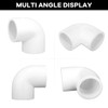 12 Pack 1 inch 90 Degree PVC Elbow Pipe Fittings,