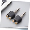 Kisangel 3pcs RCA to Audio Adapter Y Splitter Converter for