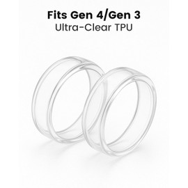 BandSmith Transparent Ring Protector Compatible with Oura Ring Gen 4/3 – Clear TPU Cover, Ultra-Thin, Anti-Scratch Guard (2 Pack, Size 11)