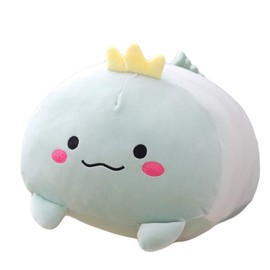 Cute Dinosaur Plush Stuffed Animal Toy Cylindrical Hugging Pillow Gifts for Kids Birthday, Valentine, Christmas, 8inch