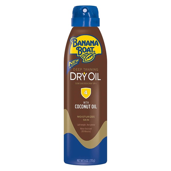 Banana Boat UltraMist Deep Tanning Dry Oil Continuous Clear Spray