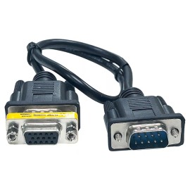 Unbranded/Generic CGA RGB DB9-Pin Male To HD 15-Pin VGA Female Cable