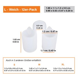 Nose Vent Sinus Relief Dilator (Pack of 12 Large Size) Soft Vents - A Simple Solution for Nasal Snorers - Reusable Snoring Device to enjoy a peaceful night's sleep - by Mobi Lock