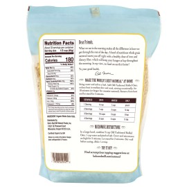 Bob’s Red Mill Bob's Red Mill Organic Old Fashioned Rolled Oats (56 oz.)