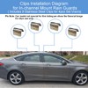 Lightronic In-Channel Window Vent Visors Rain Guards Deflectors For 2009-2015