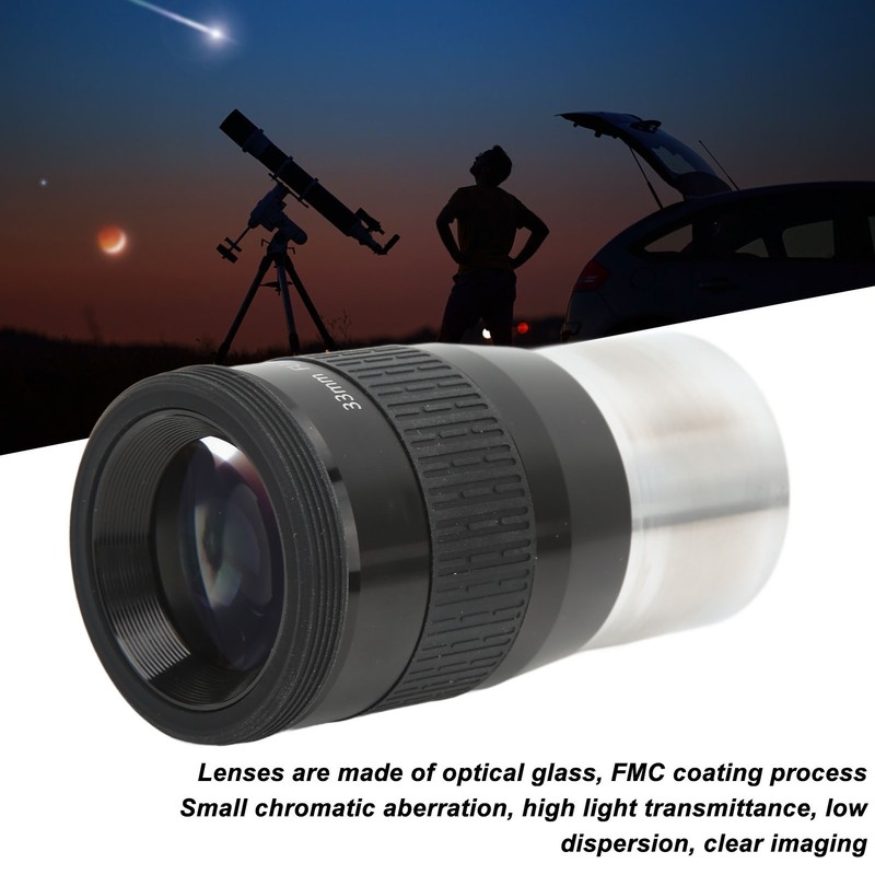 2 Inch 33mm Telescope Eyepiece 52 Degree HD Large Field