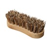 REDECKER Oyster Scrub Brush with Union Fiber Bristles and Untreated