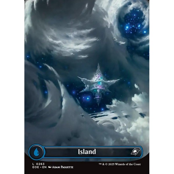 Island (263) - Borderless - Foil - Edge of Eternities