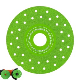 Rock Slab Flat Grinding Cutting Piece,Cutting Wheel Thin Ceramic Cutter - Grinding Wheel with Multiple Holes Sanding Tool for Jade Wine Bottles Crystals