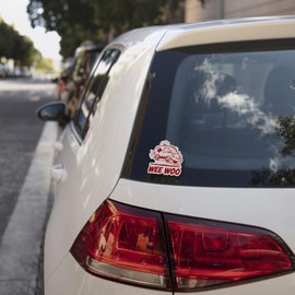 (3 Pcs) Wee Woo Ambulance Sticker – Funny Emergency Vehicle Vinyl Decal for Laptop, Water Bottle, Car, Tumbler, Helmet – Cute Ambulance Meme Sticker – 3 Inch Waterproof Vinyl Decal