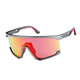 ZHUO LONG Sports Polarized Sunglasses for Men and Women, UV400 Protection Cycling Sunglasses (Dark Grey)