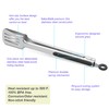 Premium 304 Stainless Steel Barbecue Turners, Heavy Duty Non-Stick BBQ