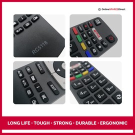 RC5118 Remote Control For Hitachi 48hk6t64u 49hgt69u 32HE1510 55HB6T62U TV